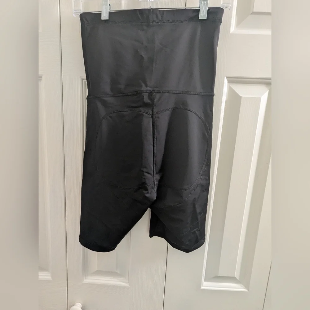Men High Waisted Boxer Shorts Without  Pad Black SZ L NEW.